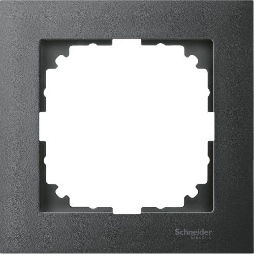 Рамка универсальная Schneider Electric Merten M-Pure 1-м. антрацит картинка